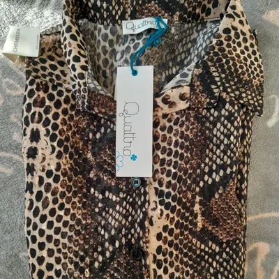 Chemisier imprimé python